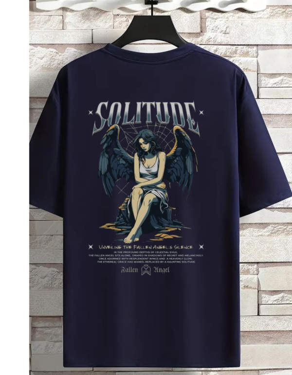 Solitude Unisex Oversized T-Shirt (Backside)
